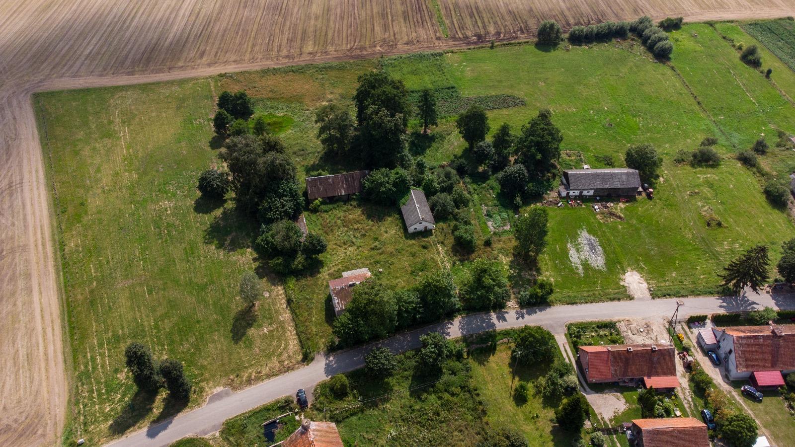 Działka z drona – widok